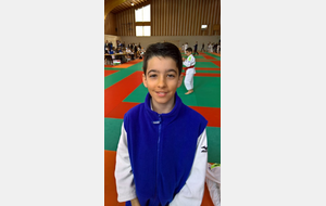 Yanis Guérin, 7ème au championnat départemental benjamins