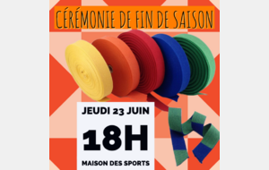 Cérémonie de fin de saison