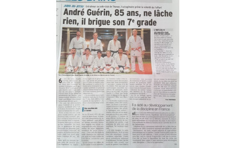 André Guérin vers son 7 ième DAN