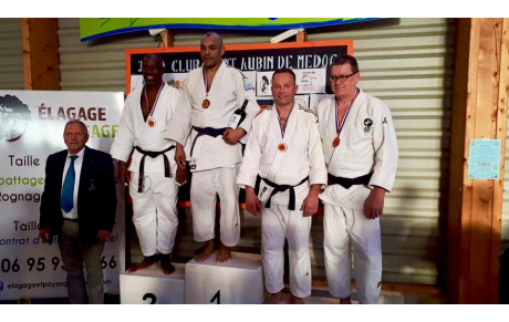 Thierry Cardoso, médaillé de bronze au Master du Médoc